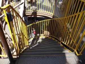 Eiffel Tower Visit Inside Stairs