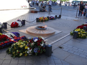 Tomb of the Unknown Soldier at the Arc de Triomphe