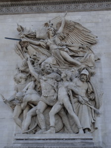 Arc de Triomphe battle scene