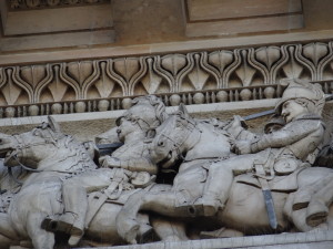 Battle scene on Arc de Triomphe