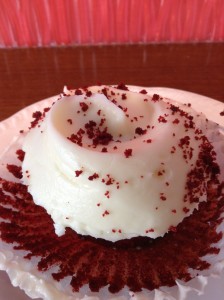 Hummingbird Bakery London Red Velvet cupcake