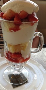 Strawberry Shortcake at The White Dog Cafe