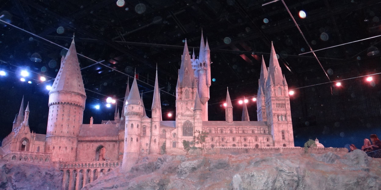 Hogwarts working model at Harry Potter Studio tour