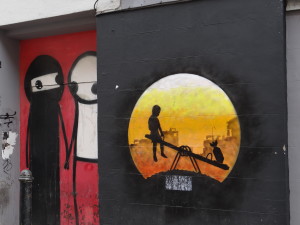 Shoreditch Street Art in London Stix Otto Schade