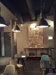 Hotel Fabric seating in lobby