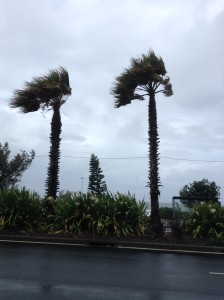 Bondi Beach wind Rain in Sydney