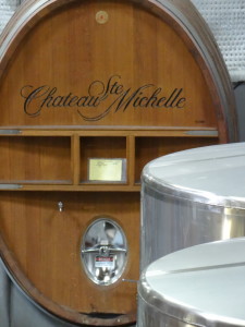 Chateau Ste Michelle wine holding tanks