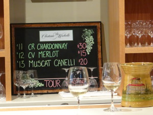 Chateau Ste Michelle wines