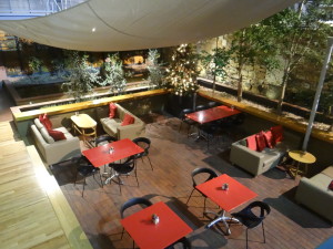 Henry Jones Art Hotel inside courtyard space