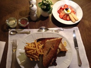 Rosewood London Room Service Club Sandwich is not airbnb for business travel