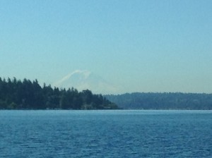 Mt. Rainier view from Seattle