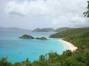 Island of St. John beach coastline