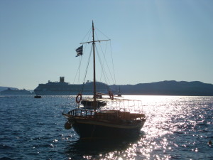 Greek Island Boat