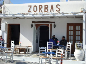 Zorbas Cafe in Greece