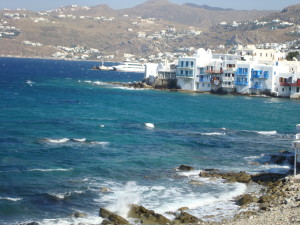 Mykonos coastline
