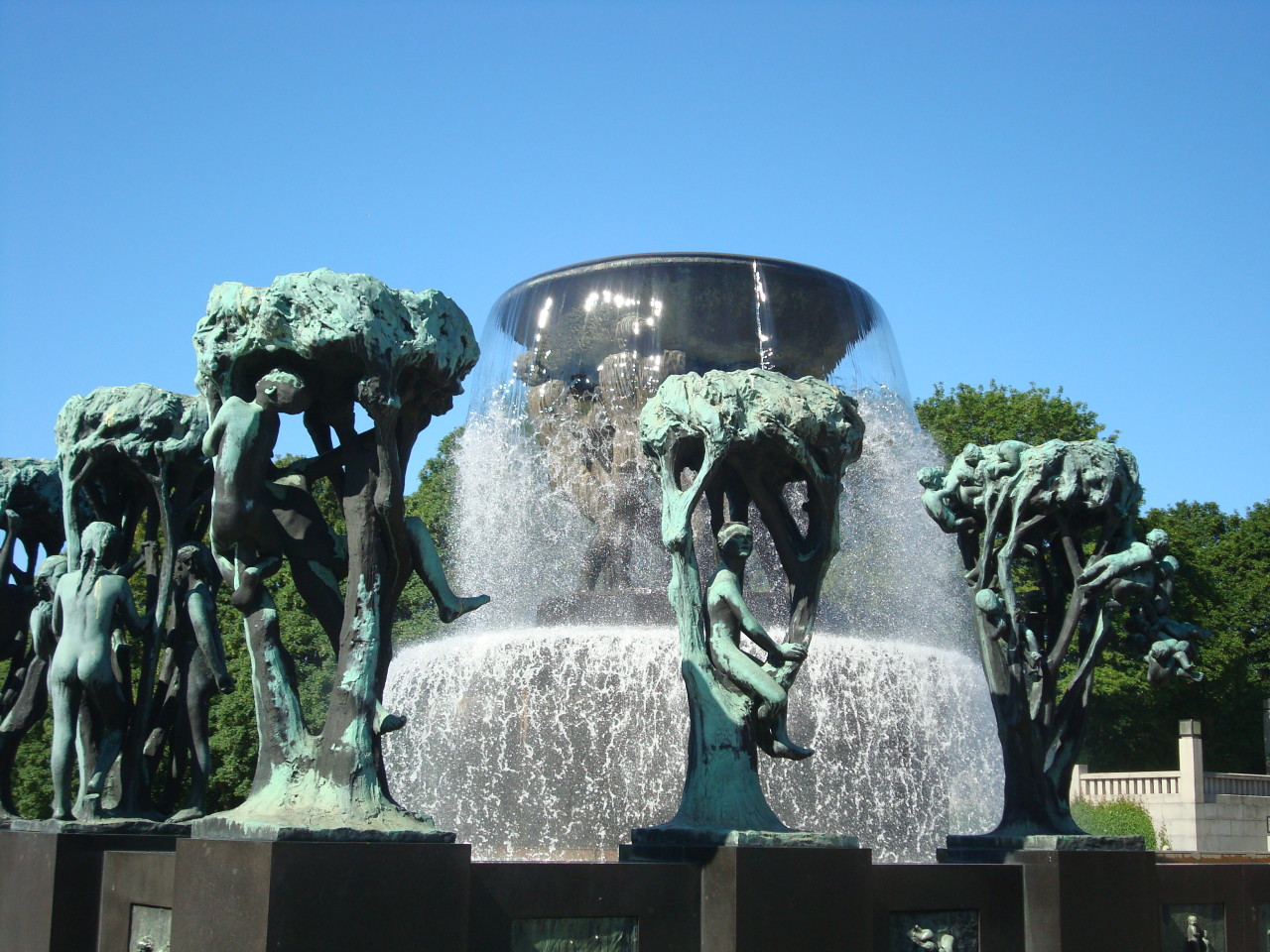 Fountain at Vigeland Sculpture Park