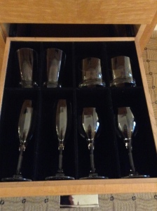 The Westin Sydney minibar glasses