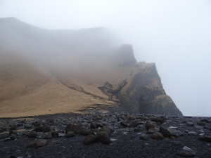 Black sand beach South Coast of Iceland Reynisfjara near Vik
