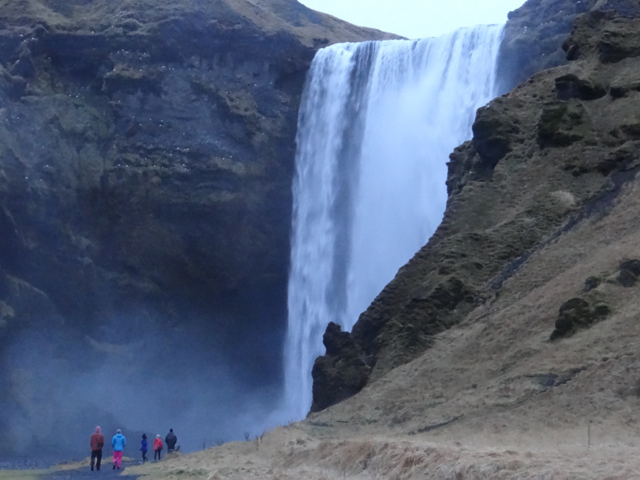 Winter visit to Reykjavik Skogafoss waterfall Iceland South Coast