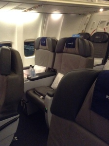 Icelandair Saga Business Class cabin seats travel convenience