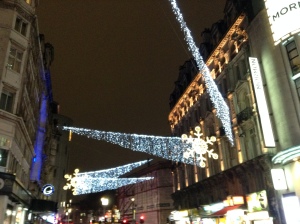 Leicester Square London Christmas Lights