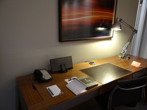 Hyatt Andaz London desk