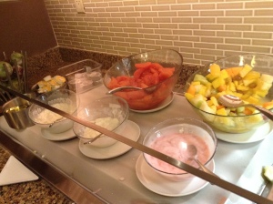 Hyatt Place NYC Fruit and Yogurt