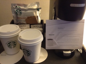 Westin New York Grand Central in room coffee maker