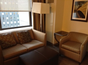 Seating area Deluxe Room Westin New York Grand Central