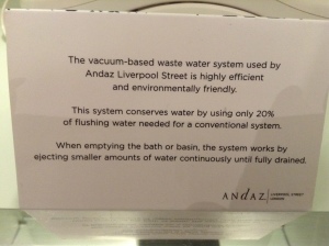 Hyatt Andaz London bathroom