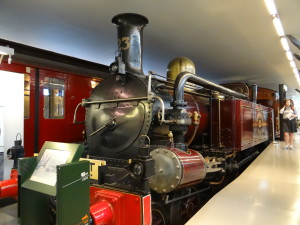 London Transport steam train
