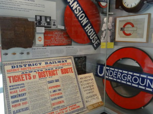 London Underground displays at Transport Museum