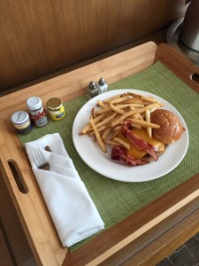 Room Service burger Epic Miami