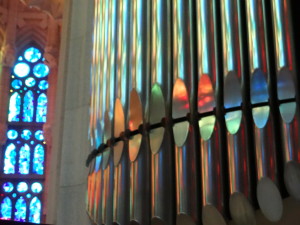La Sagrada Familia organ pipes