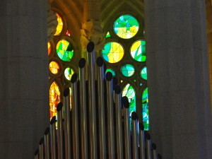 La Sagrada Familia organ pipes