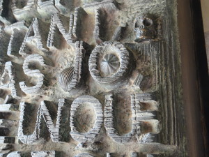 La Sagrada Familia door detail
