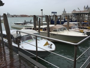 Venice Water Taxi Stand San Marco