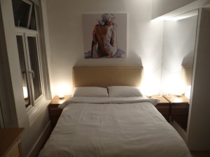 Airbnb London Basement flat bedroom