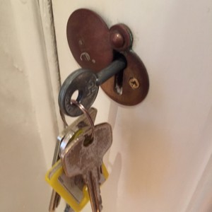 Basement flat London keys