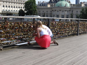 Paris Love Locks bridge