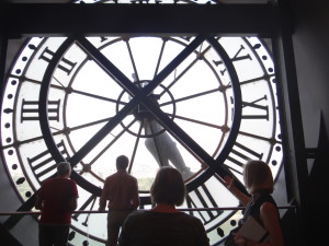 Musee D'Orsay clock view