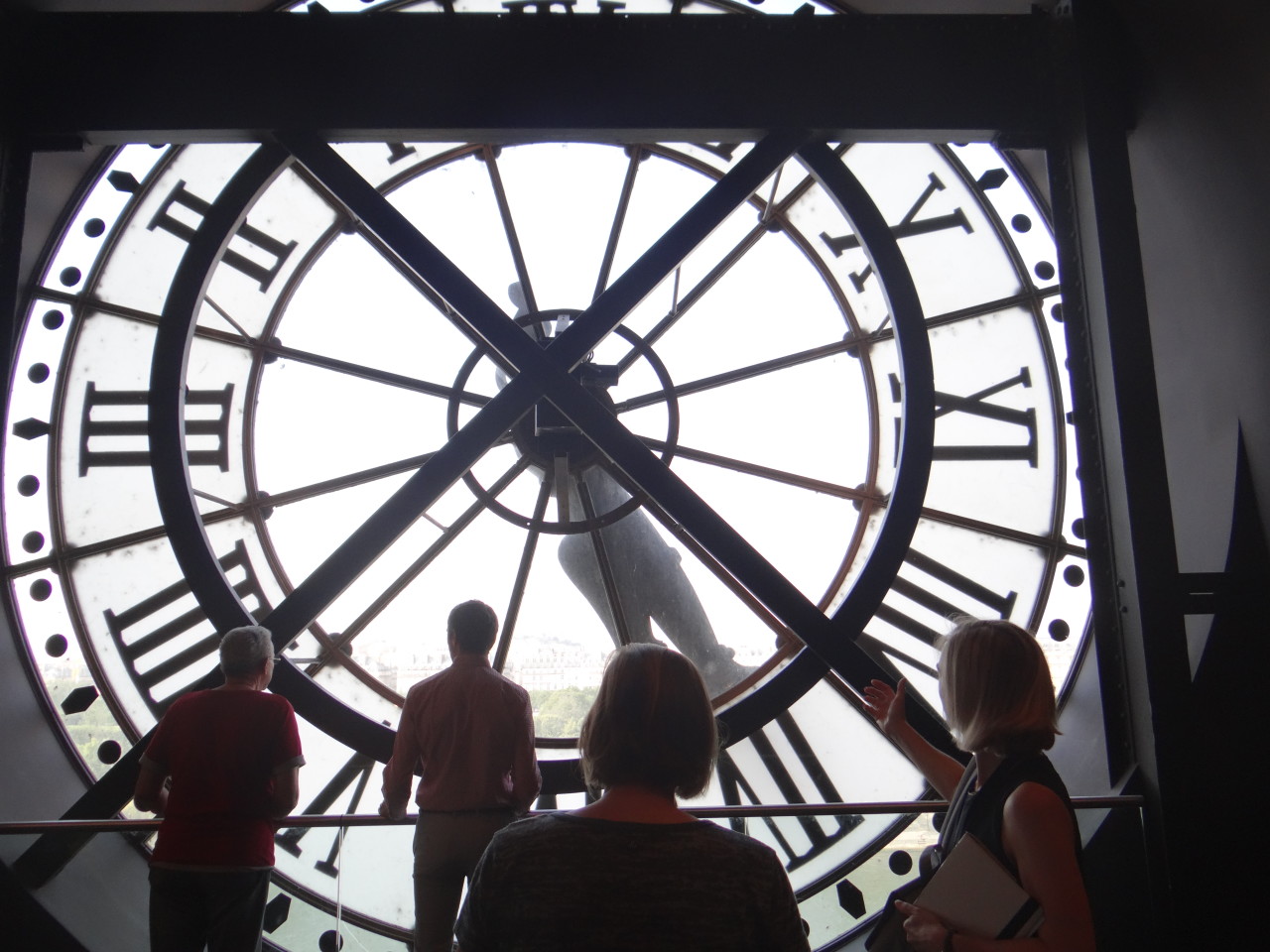 Musee D'Orsay clock view