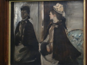 Musee D'Orsay painting women in mirro