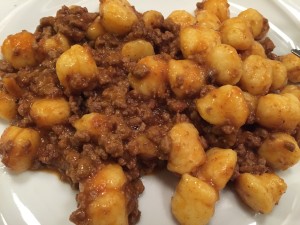 Gnocchi Bolognese Osteria dei Pazzi