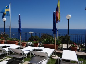 Hotel Weber Ambassador poolside view