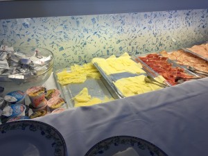 European breakfast meats cheese