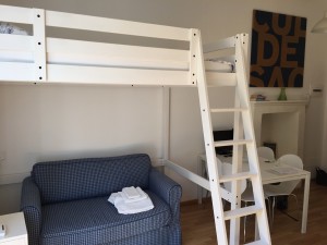Milan studio flat sleeps four not good Airbnb for business travel in Milan