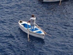 Blue Grotto Rowboat