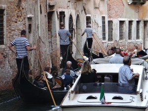 Venice Canal Traffic Jam