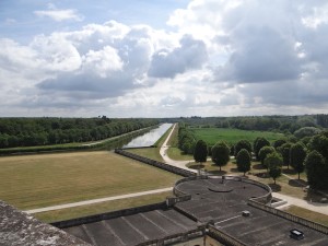 View of the Loire River at Chateau de Chambord